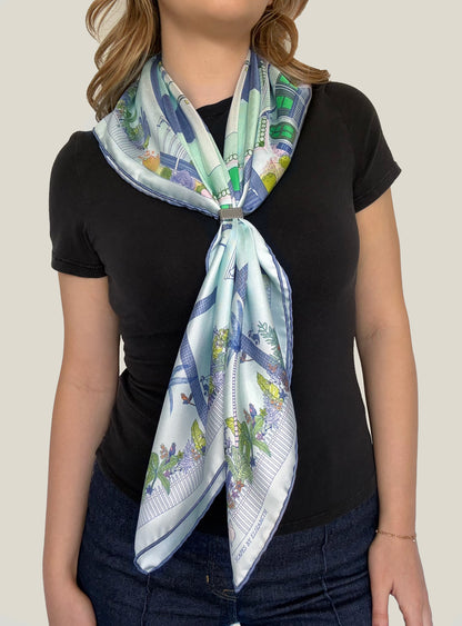 KEY WEST SCARF IN SEAFOAM BLUE