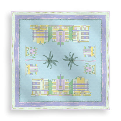 MIAMI BEACH SCARF IN PASTEL